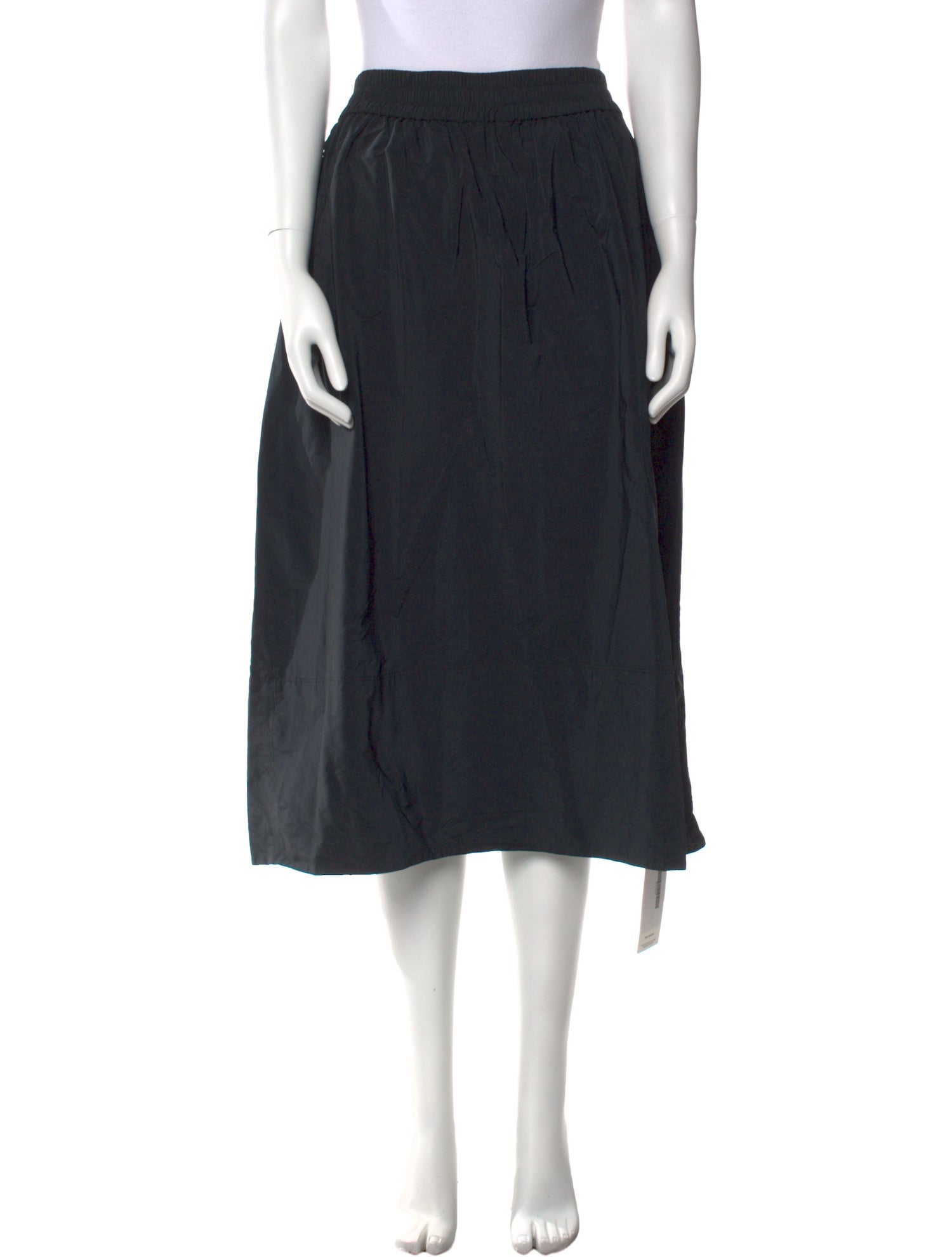 Tibi Pleated Accents Midi Length Skirt