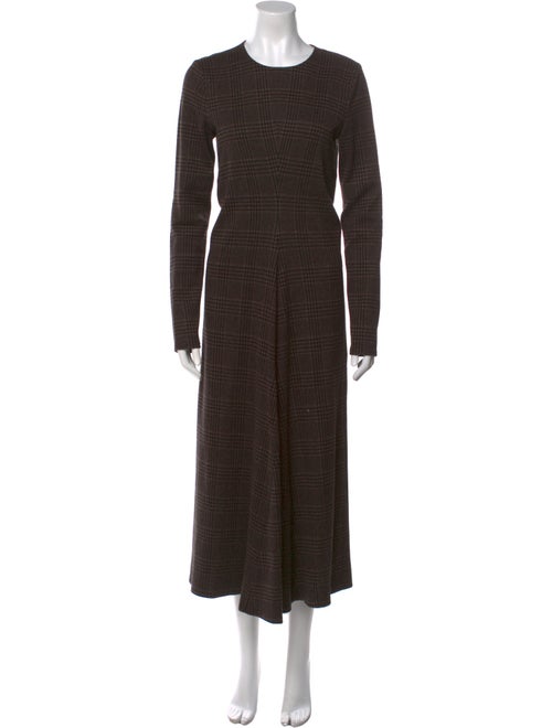 Tibi Crew Neck Long Dress