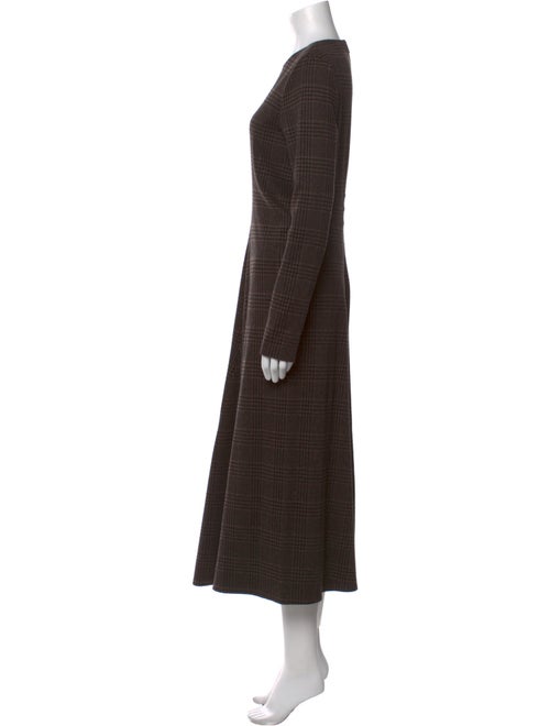 Tibi Crew Neck Long Dress