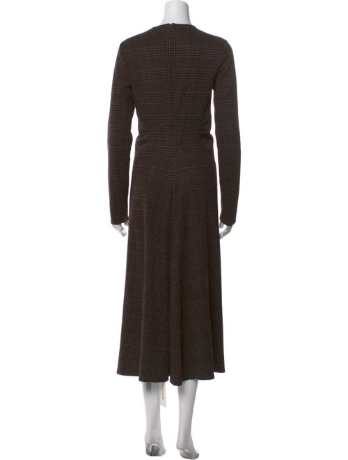 Tibi Crew Neck Long Dress
