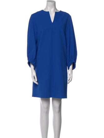 Tibi V-Neck Mini Dress