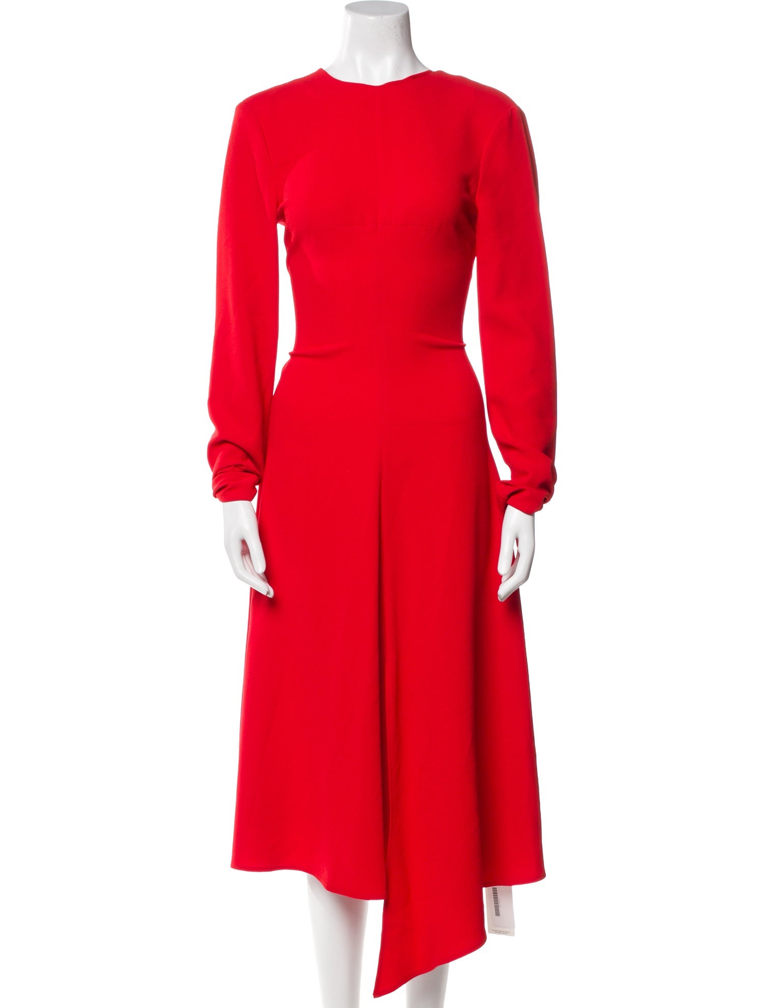 Tibi Crew Neck Midi Length Dress