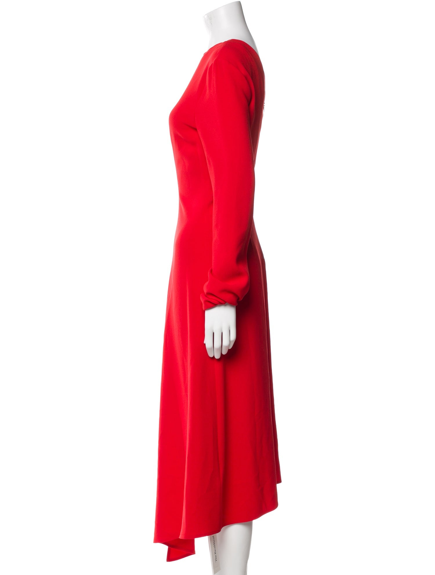 Tibi Crew Neck Midi Length Dress