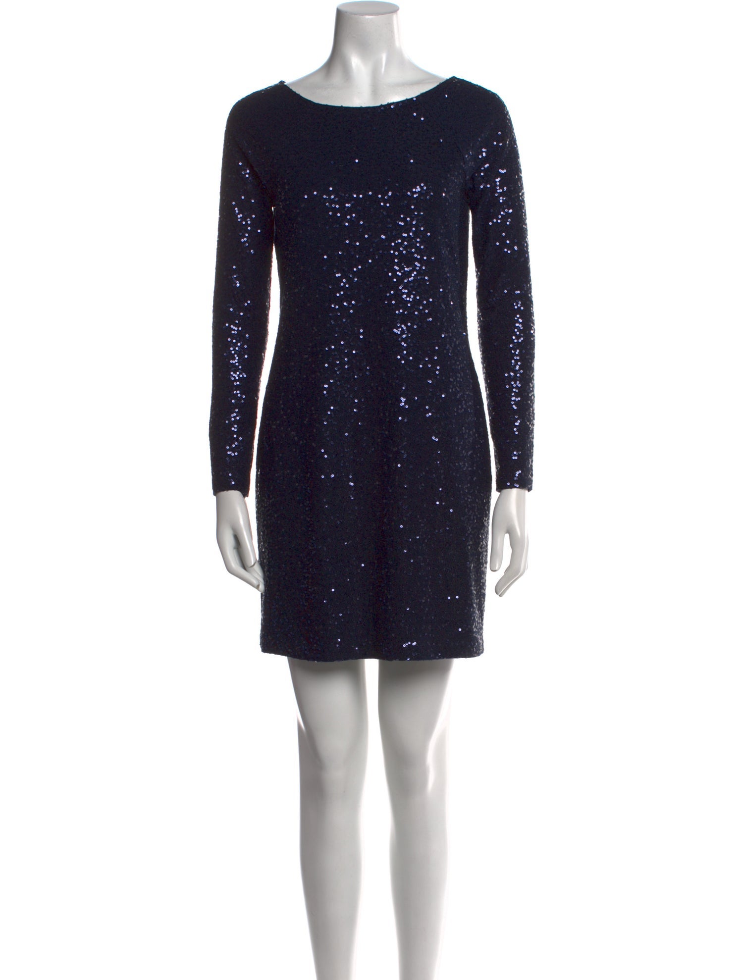 Tibi Bateau Neckline Mini Dress