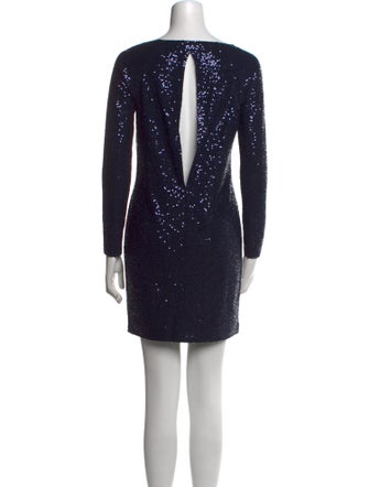 Tibi Bateau Neckline Mini Dress