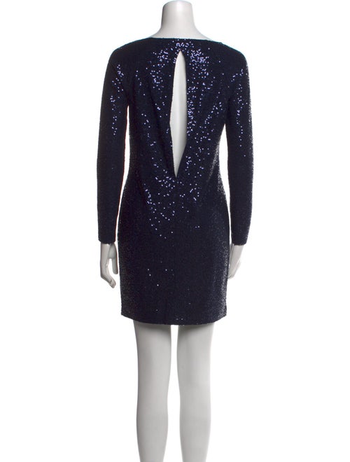 Tibi Bateau Neckline Mini Dress