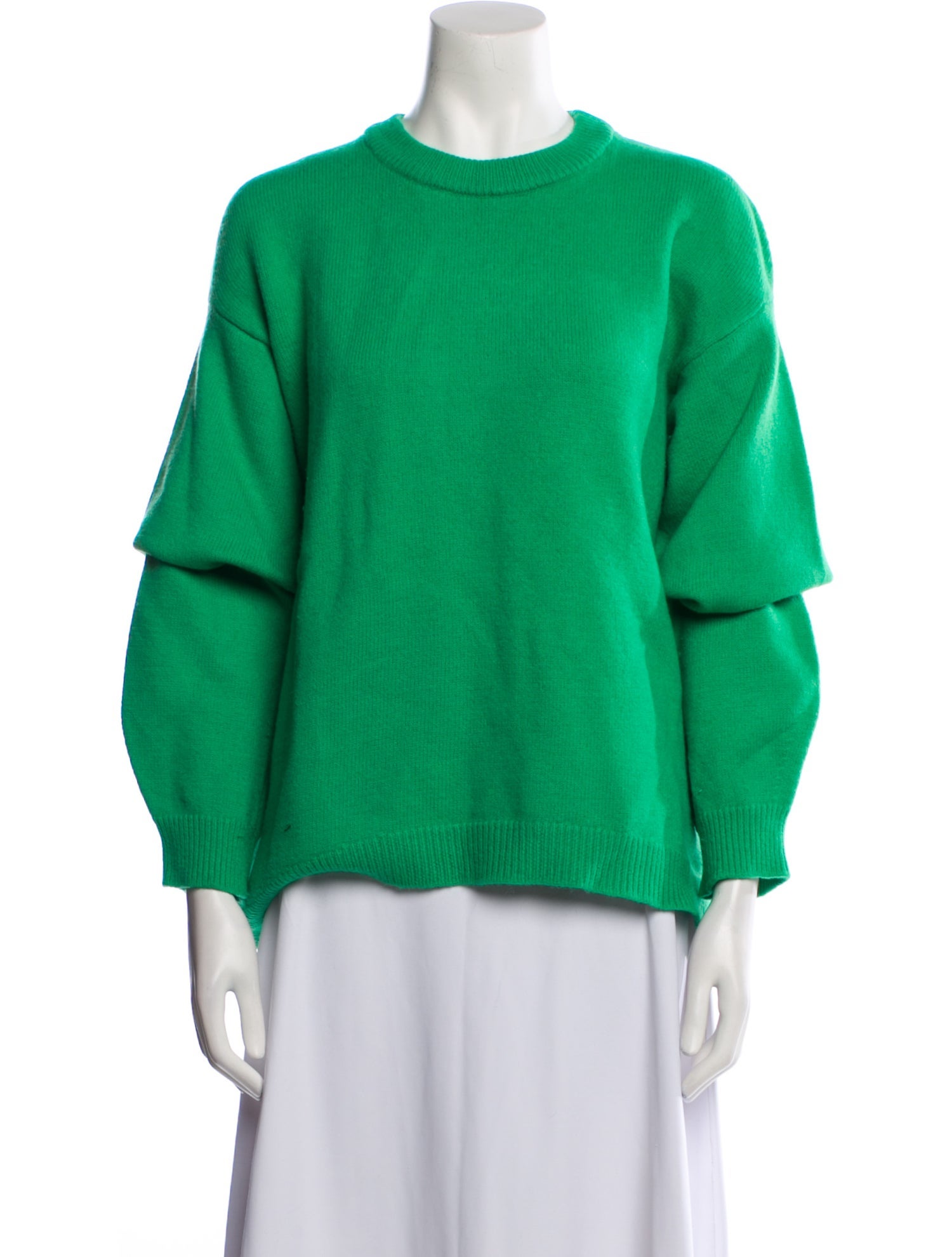 Tibi Wool Crew Neck Sweater