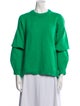 Tibi Wool Crew Neck Sweater