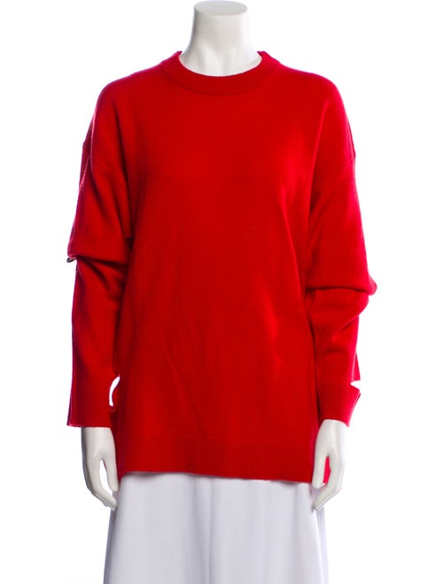Tibi Lambswool Crew Neck Sweater