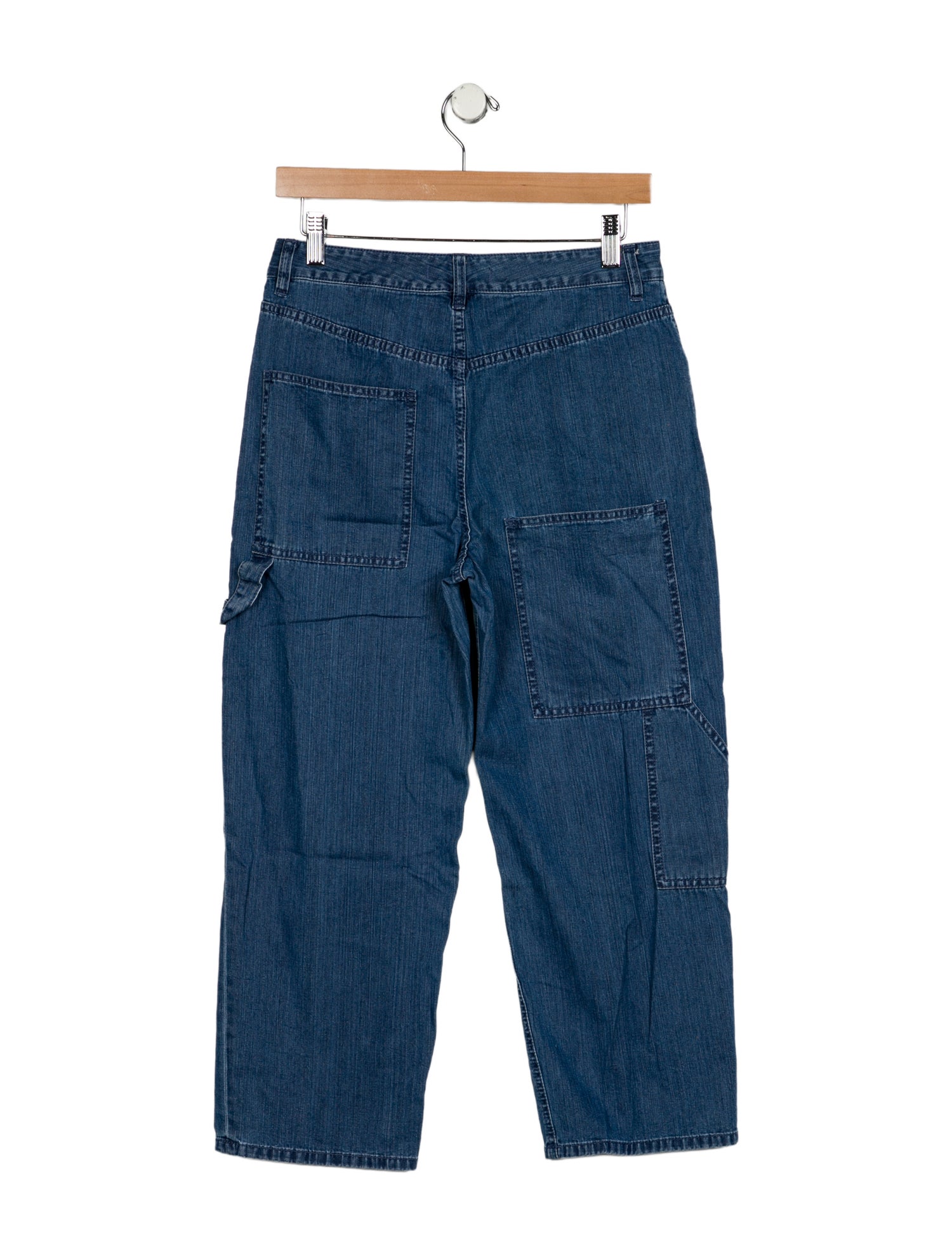 Tibi Mid-Rise Straight Leg Jeans