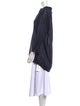 Tibi V-Neck Long Sleeve Tunic