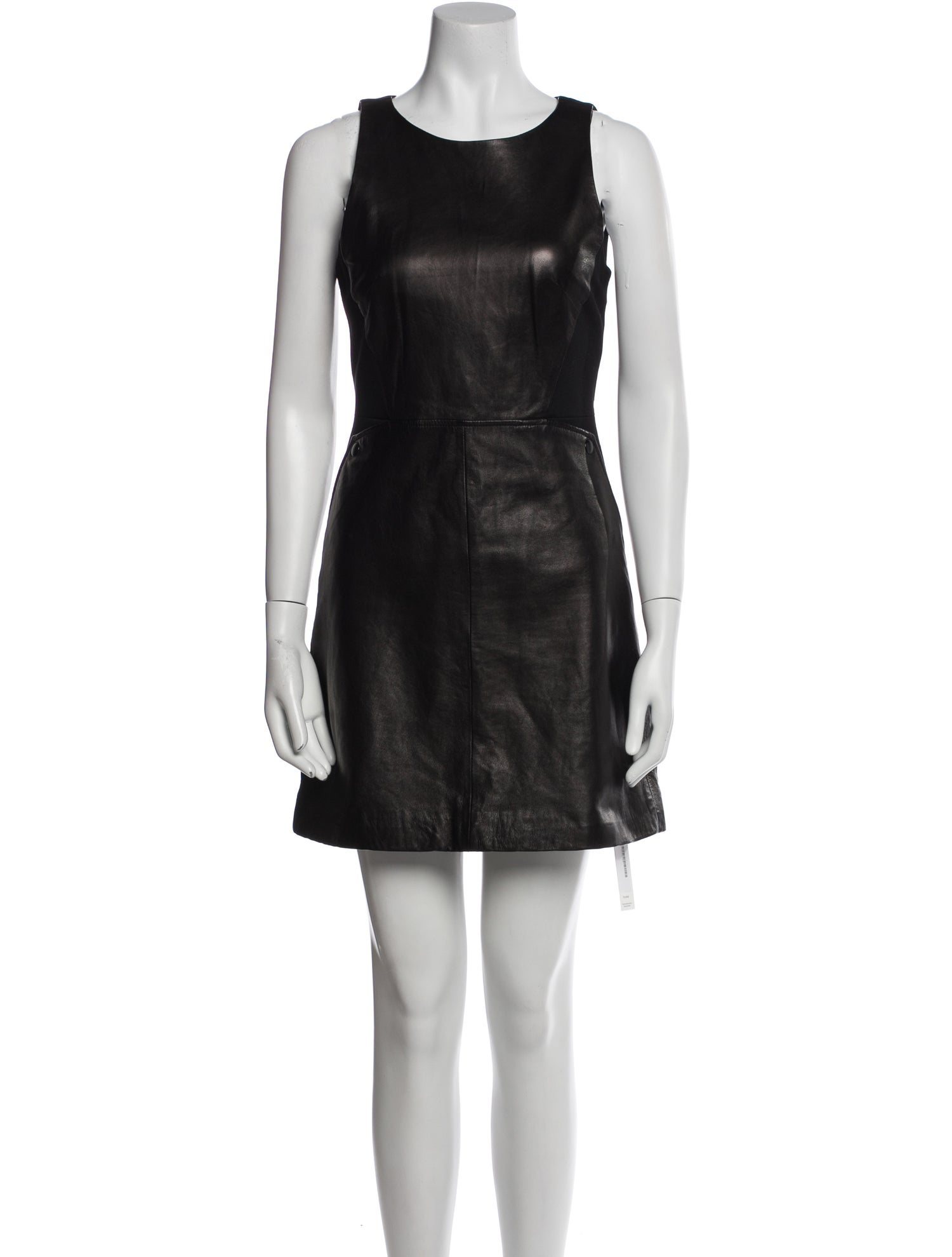 Tibi Leather Mini Dress