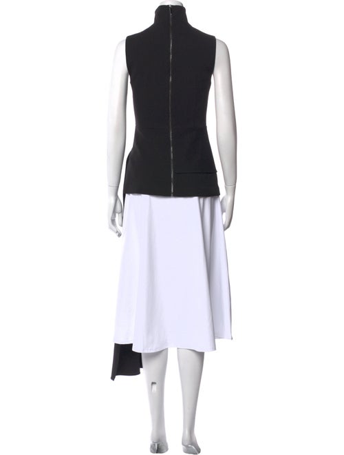 Tibi Mock Neck Sleeveless Tunic