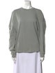 Tibi Crew Neck Long Sleeve Sweatshirt