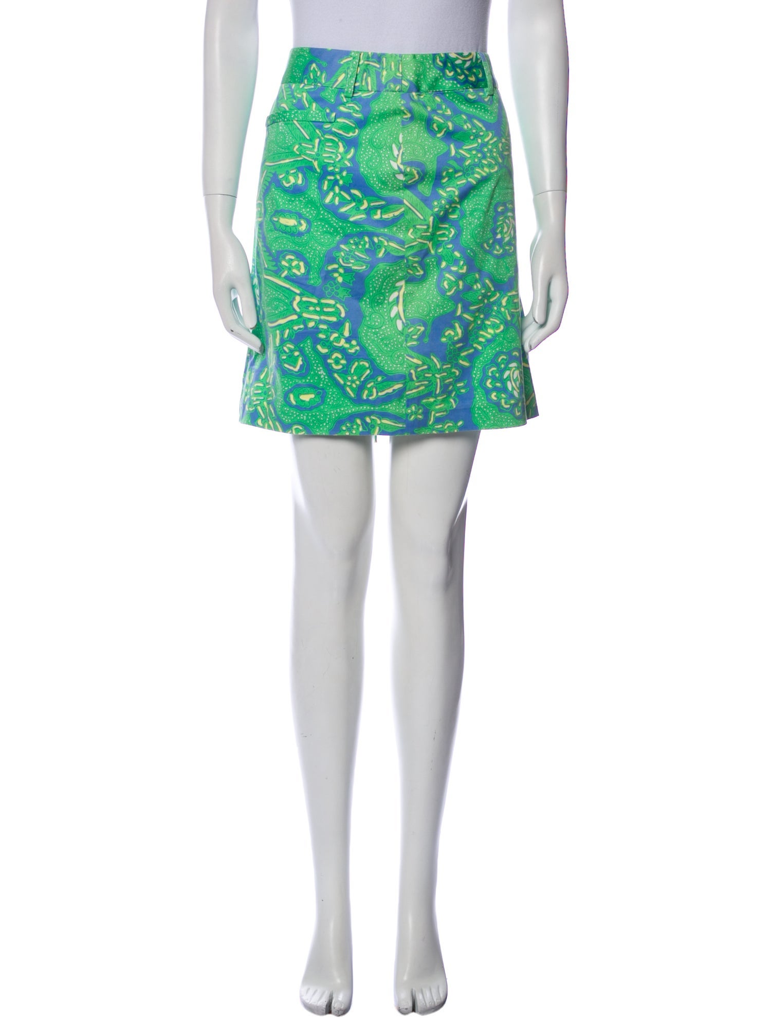 Tibi Printed Mini Skirt