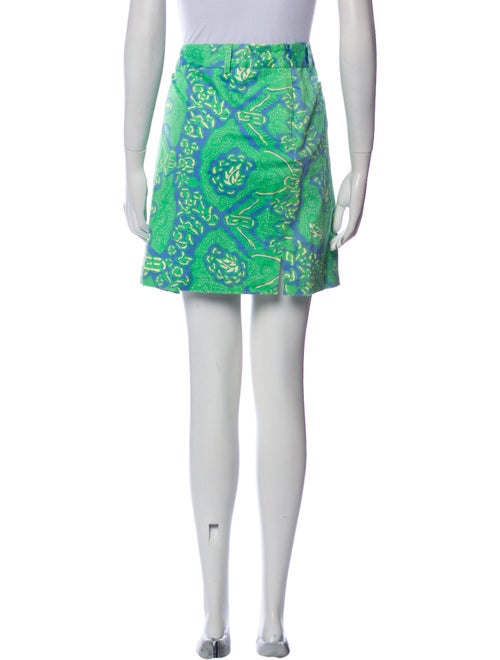 Tibi Printed Mini Skirt