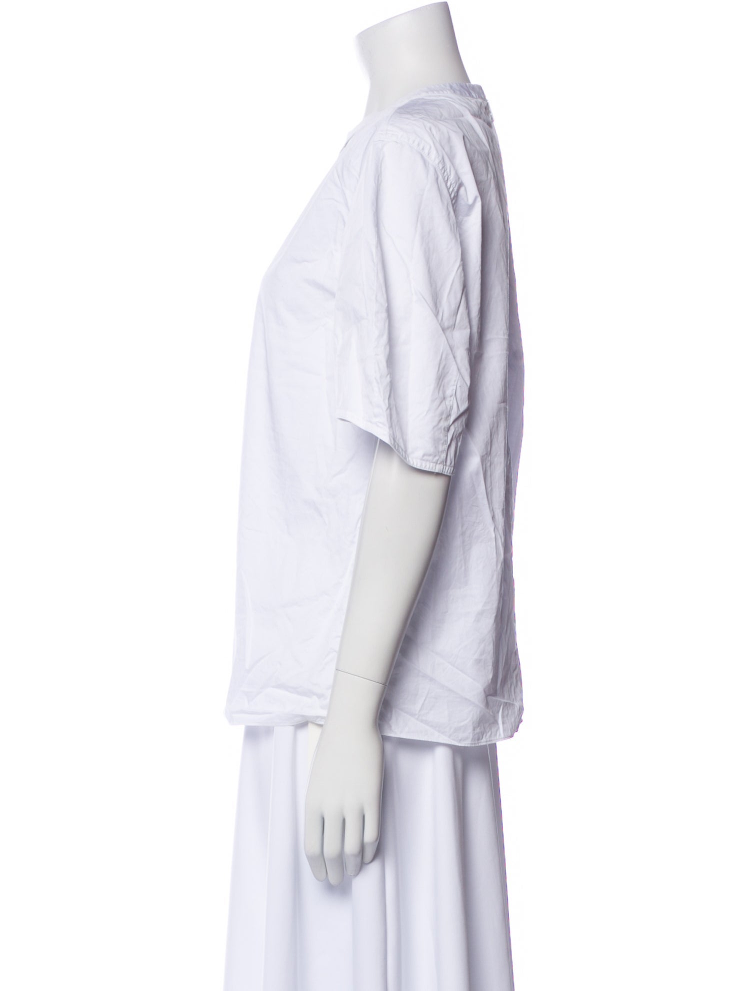 Tibi Crew Neck Short Sleeve T-Shirt