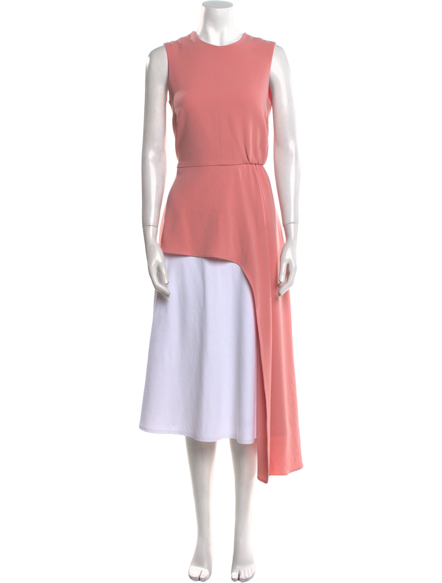 Tibi Silk Crew Neck Tunic