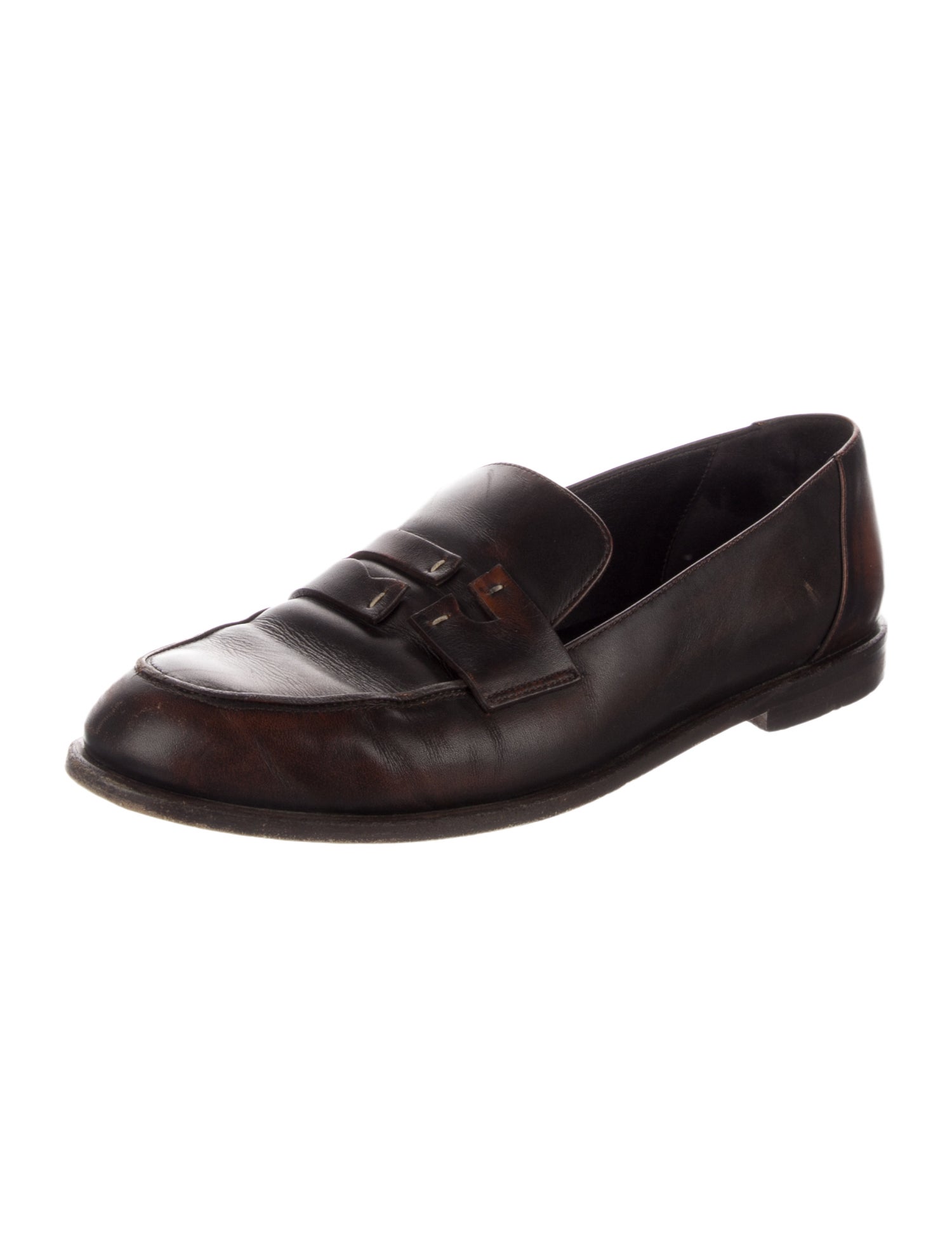 Tibi Leather Loafers