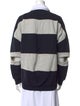 Tibi Striped Long Sleeve Sweatshirt