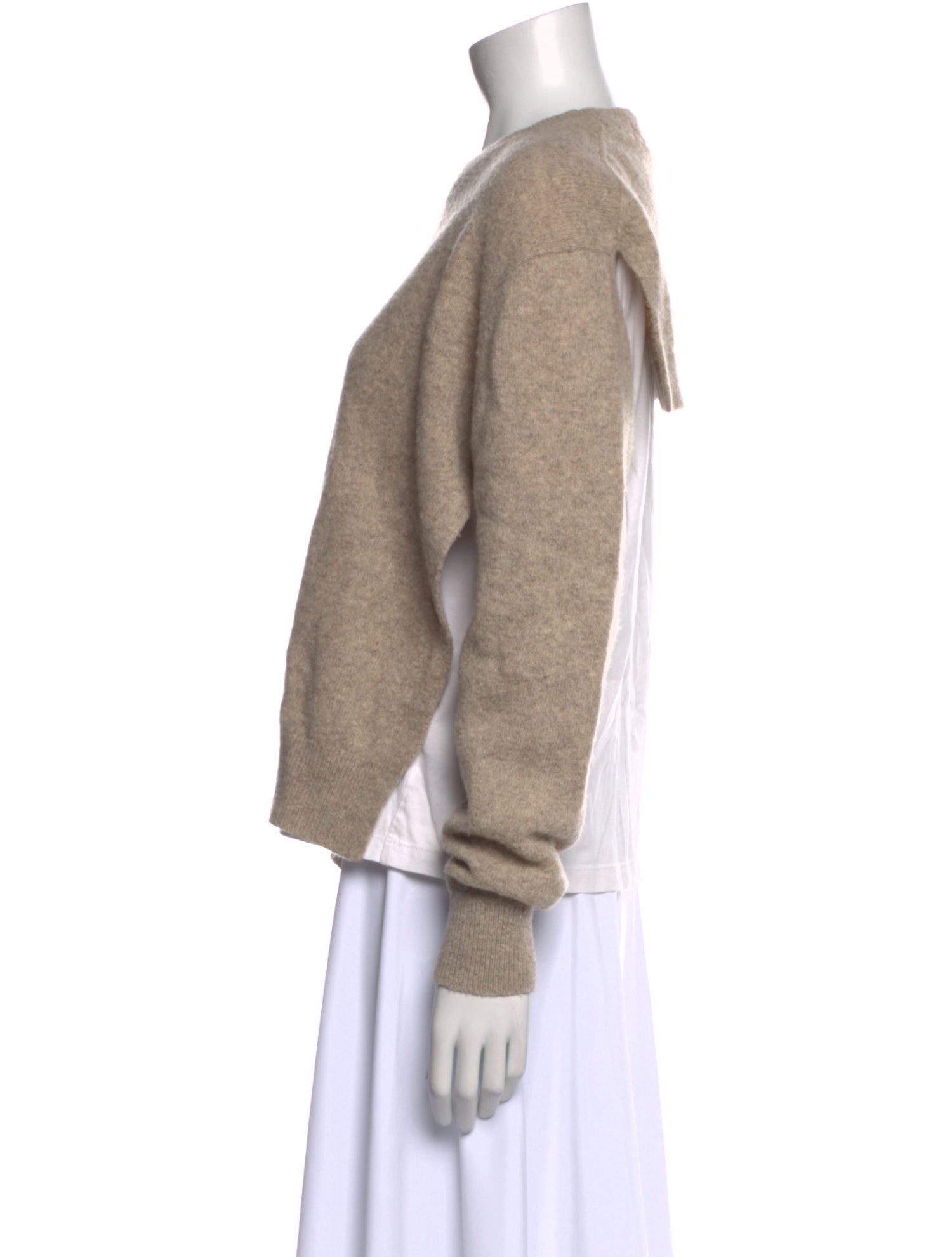 Tibi Wool Crew Neck Sweatshirt