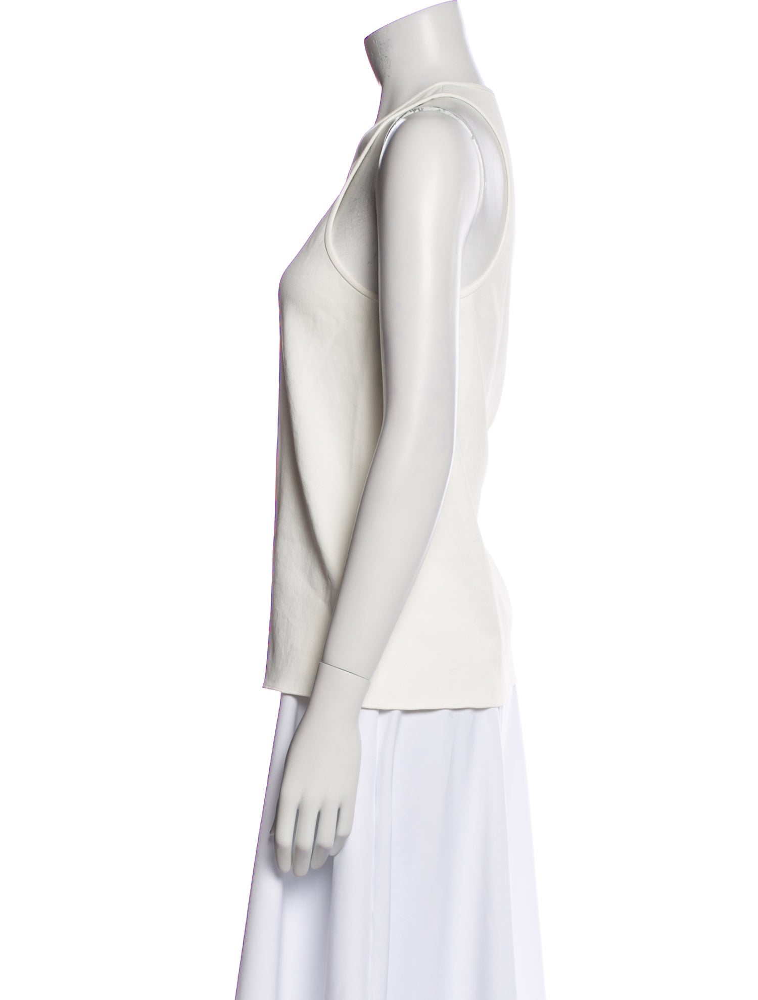 Tibi V-Neck Sleeveless Top