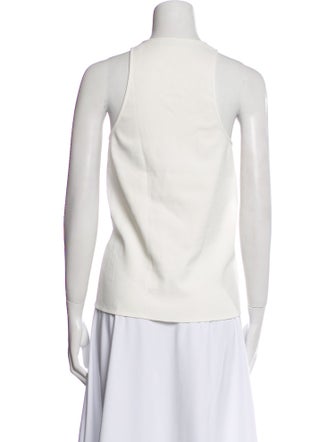 Tibi V-Neck Sleeveless Top