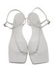 Tibi Leather T-Strap Sandals
