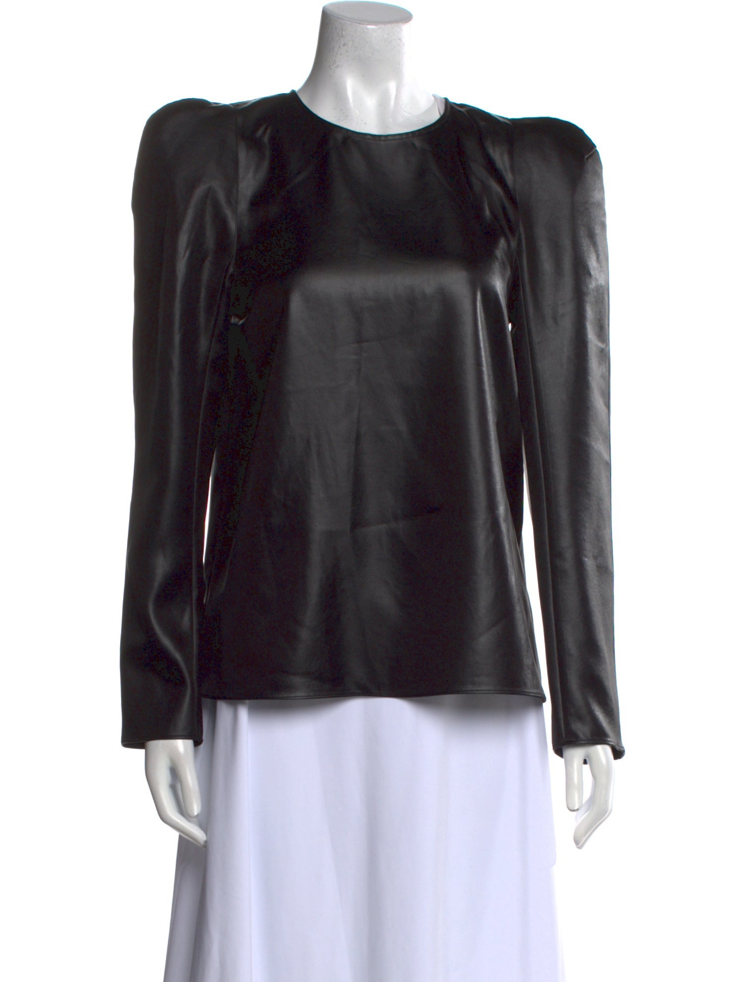 Tibi Crew Neck Long Sleeve Blouse w/ Tags