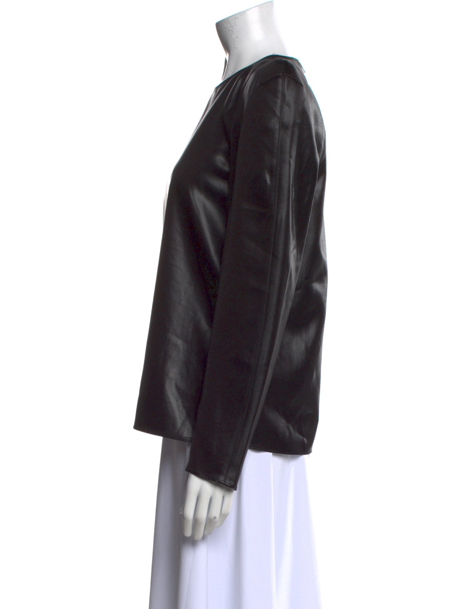 Tibi Crew Neck Long Sleeve Blouse w/ Tags