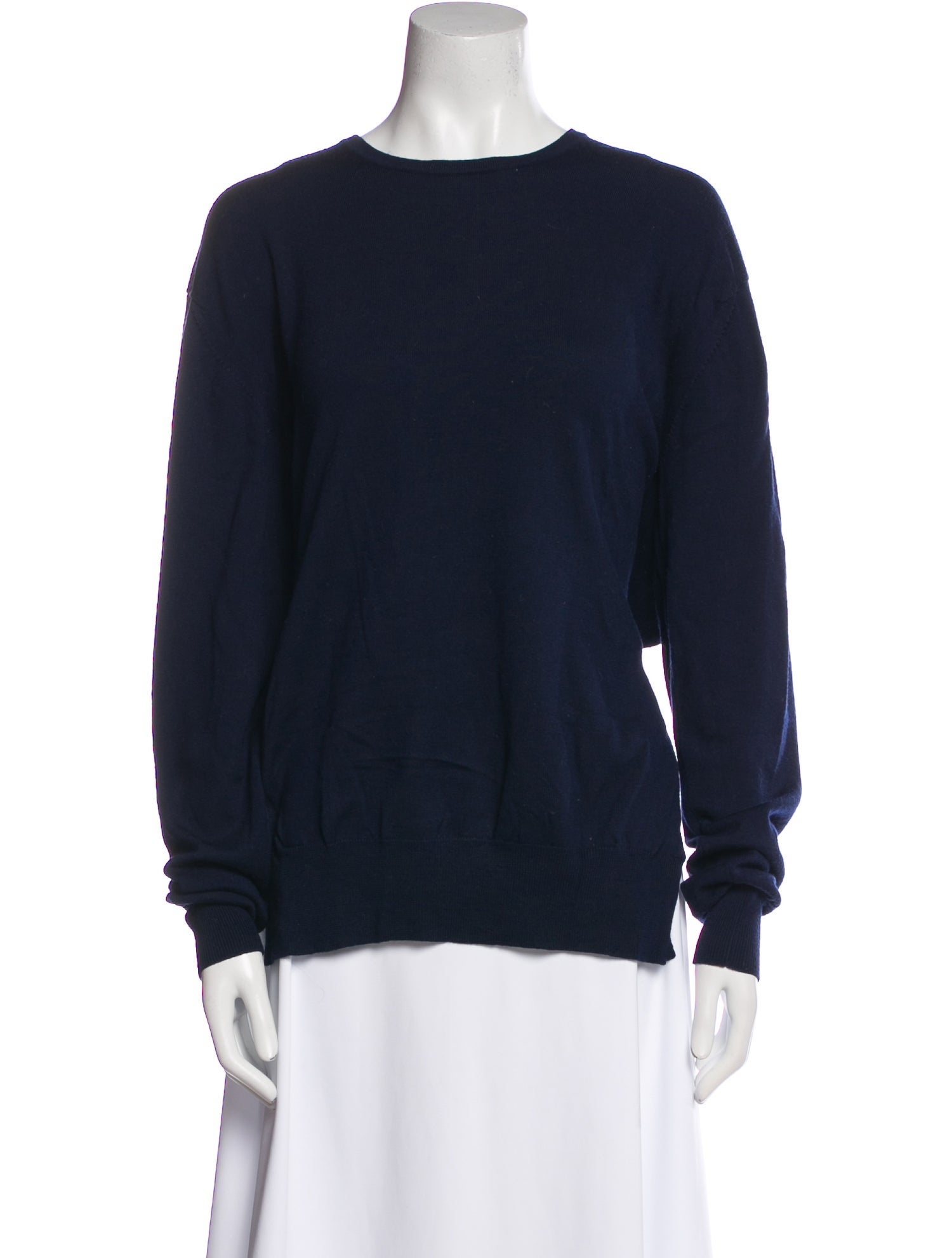 Tibi Merino Wool Crew Neck Sweatshirt