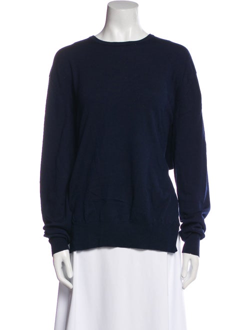 Tibi Merino Wool Crew Neck Sweatshirt