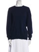 Tibi Merino Wool Crew Neck Sweatshirt