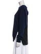 Tibi Merino Wool Crew Neck Sweatshirt