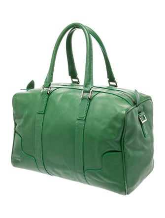 Tibi Leather Top Handle Bag