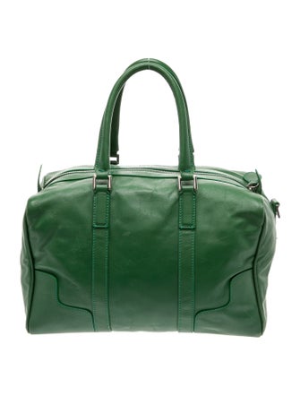 Tibi Leather Top Handle Bag