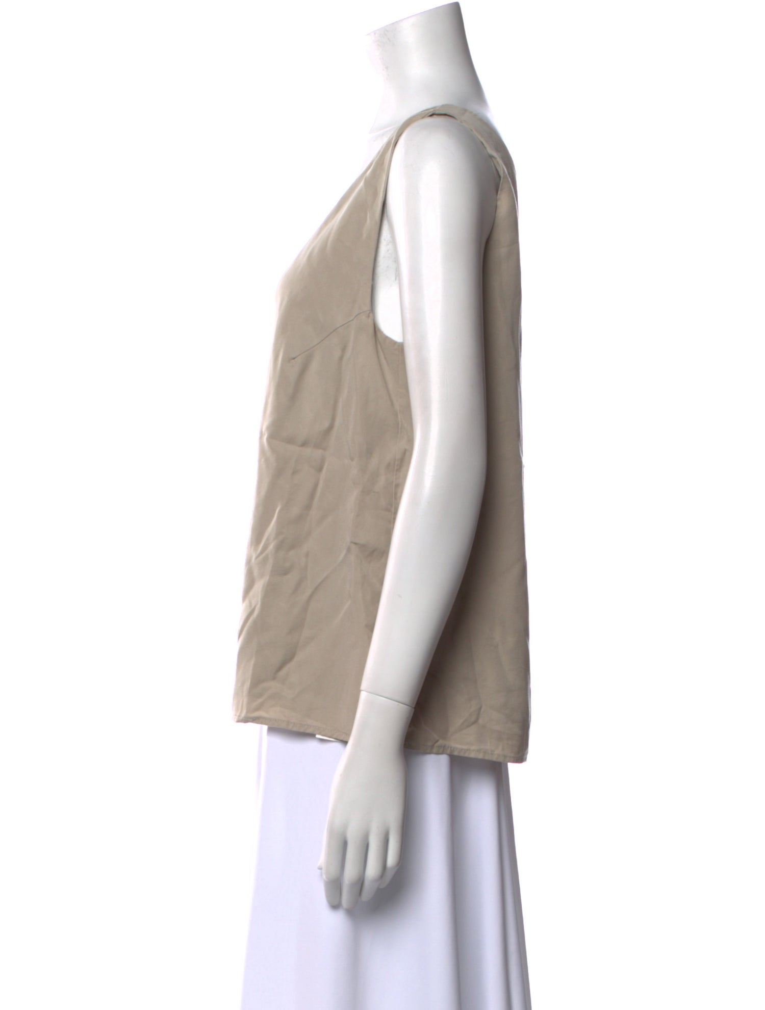 Tibi V-Neck Sleeveless Top