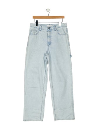 Tibi High-Rise Wide Leg Jeans