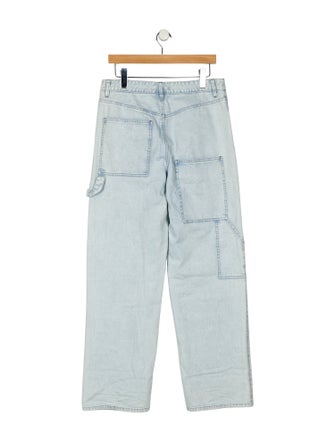 Tibi High-Rise Wide Leg Jeans