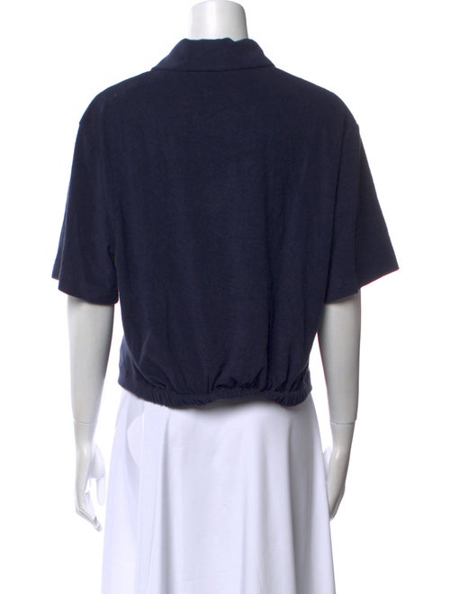 Tibi Short Sleeve Polo