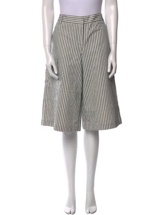 Tibi Striped Knee-Length Shorts
