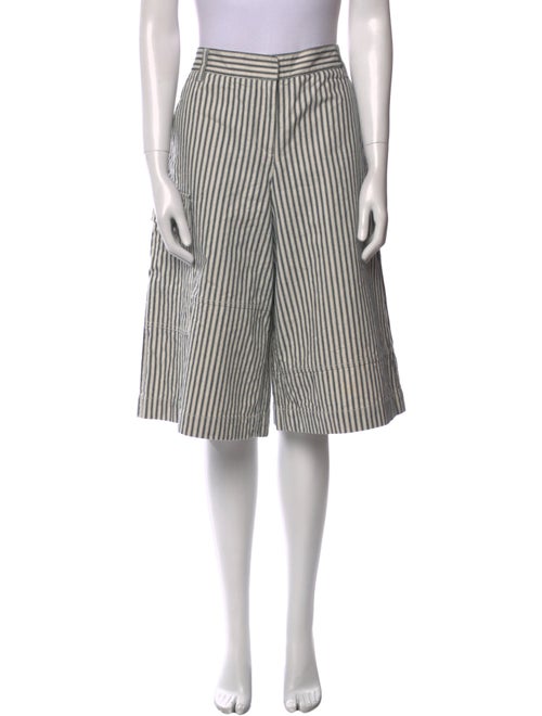 Tibi Striped Knee-Length Shorts