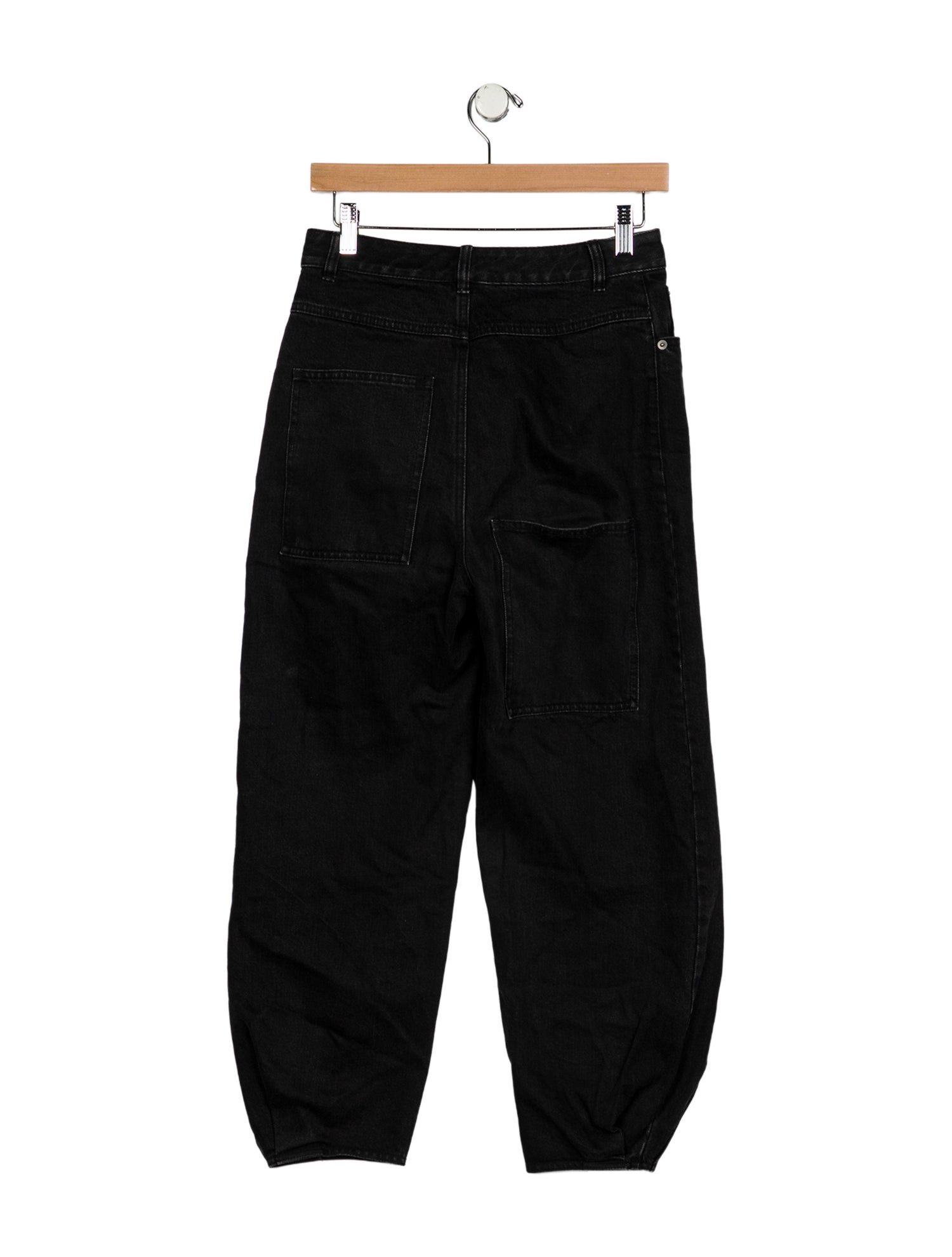 Tibi High-Rise Straight Leg Jeans