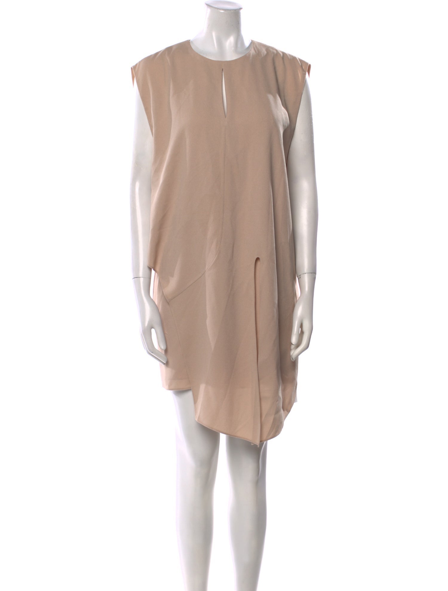 Tibi Crew Neck Knee-Length Dress
