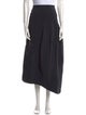 Tibi Pleated Accents Midi Length Skirt