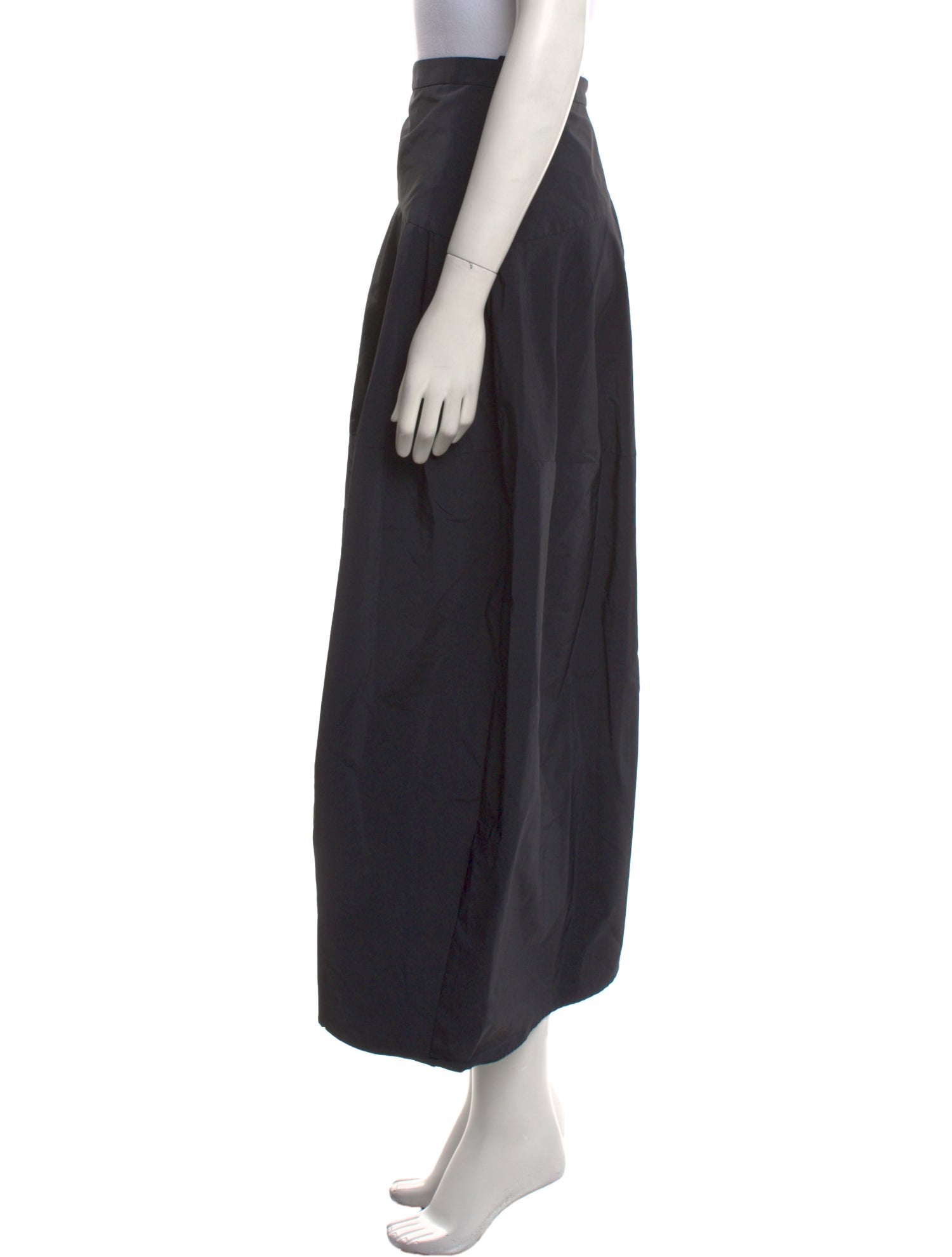 Tibi Pleated Accents Midi Length Skirt