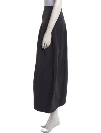 Tibi Pleated Accents Midi Length Skirt