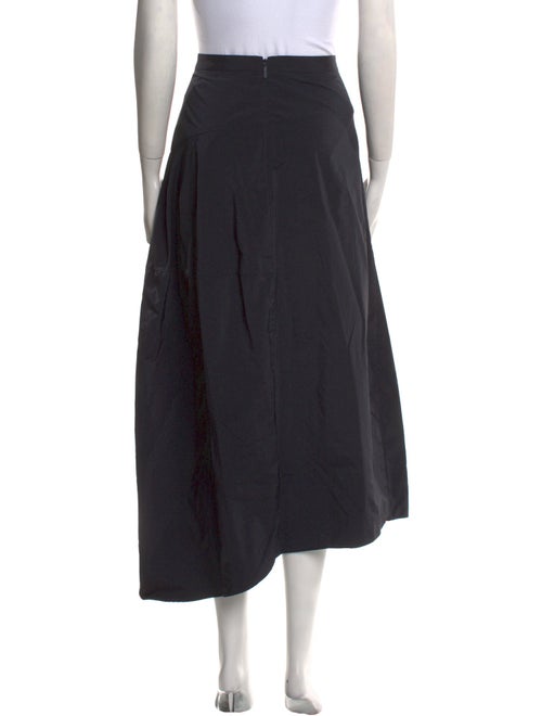 Tibi Pleated Accents Midi Length Skirt