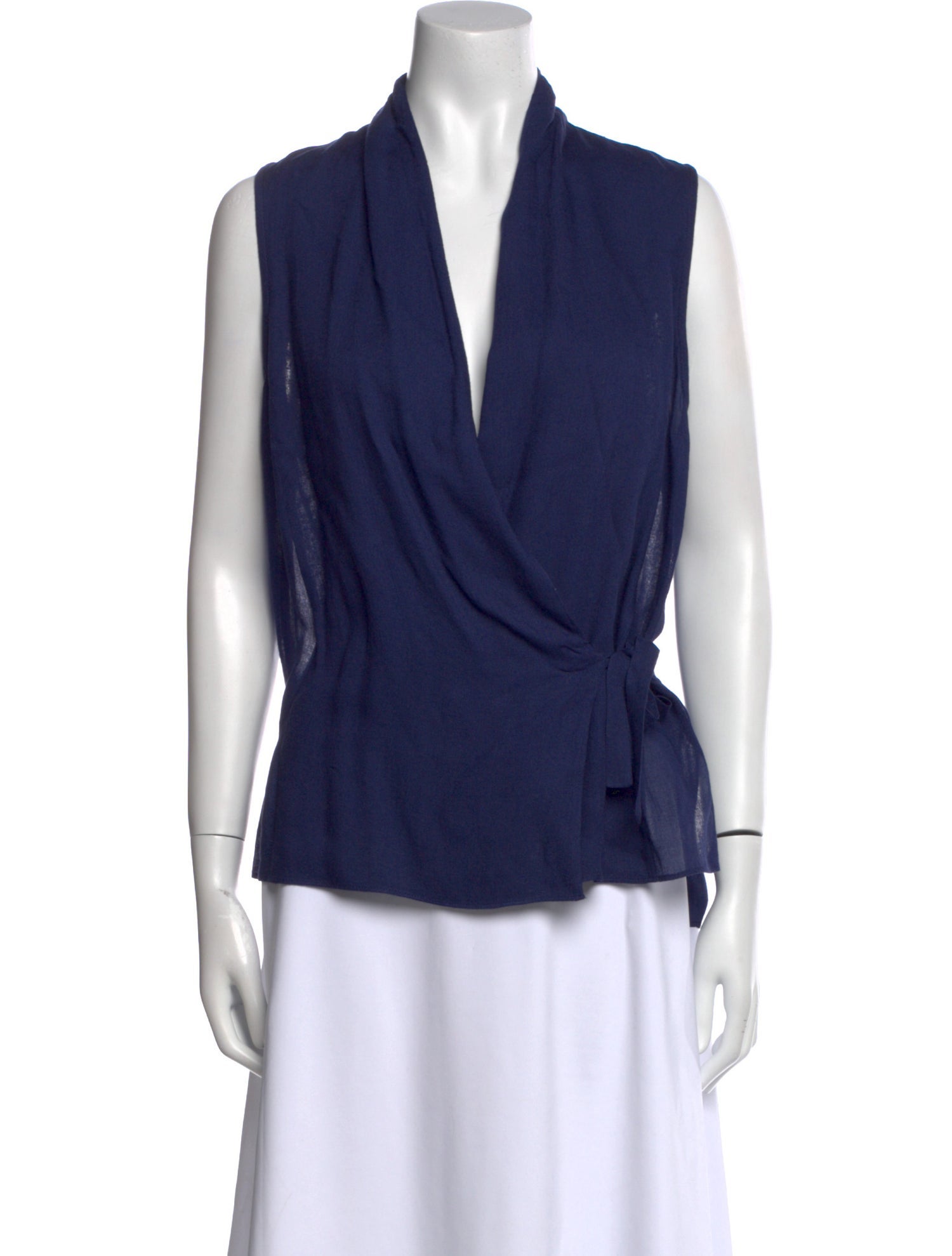 Tibi V-Neck Sleeveless Top