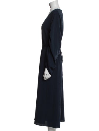 Tibi V-Neck Long Dress